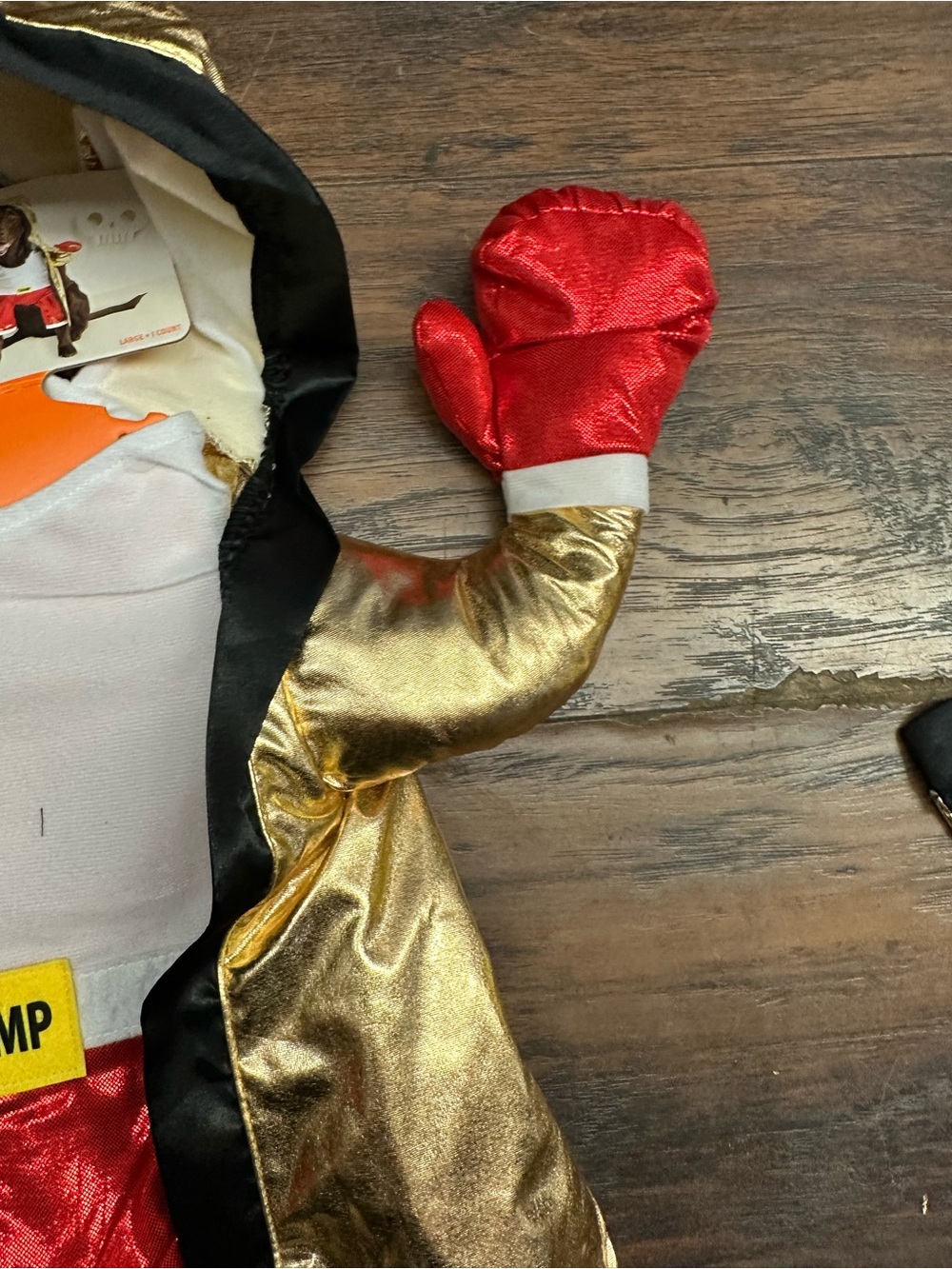 Boxing Champ Frontal Halloween Dog Costume Size L - Picture 8 of 9